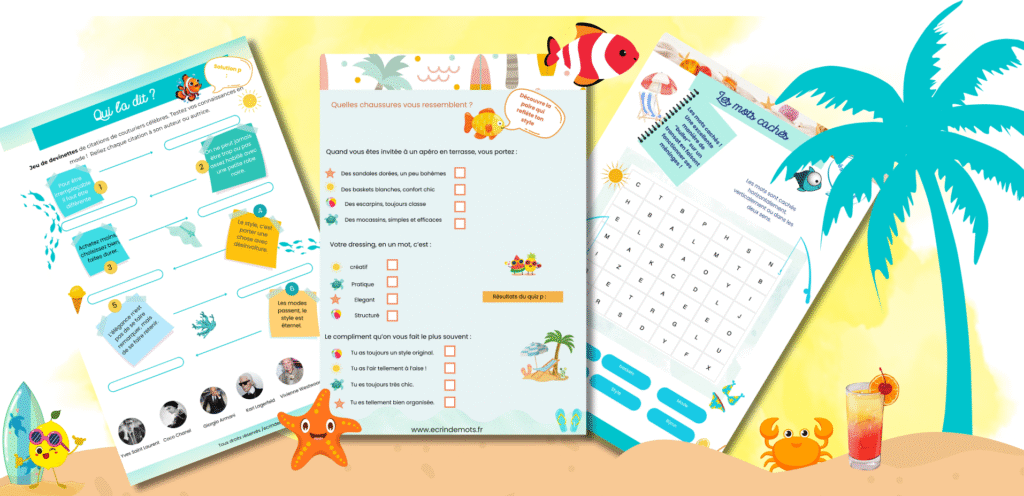 Le cahier de vacances