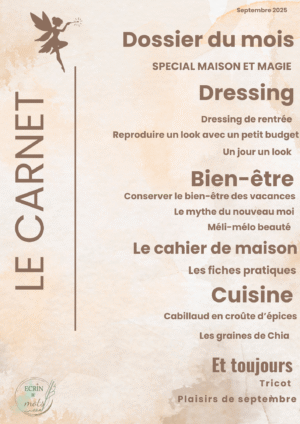 Le carnet de septembre