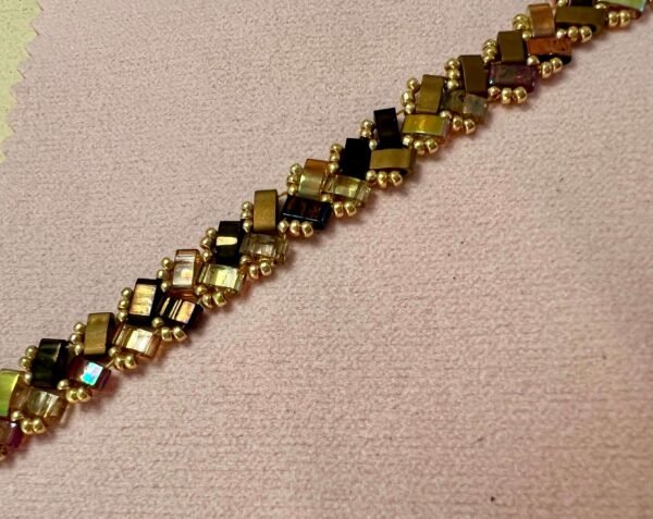 Bracelet Manchette  1 rang camouflage