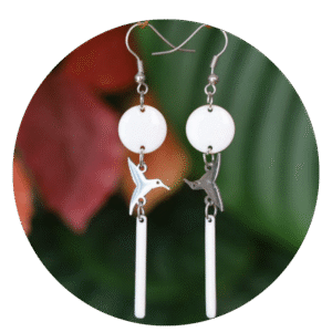 Boucles  Madeline  Colibri  blanches