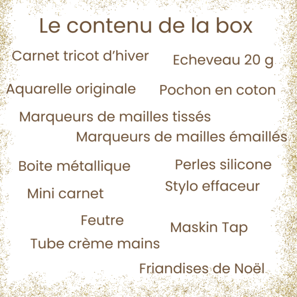 Box de Noël Tricot rouge