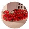 Bracelet  “Manchette 3 rangs Rubis”