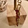 Boucles d’oreilles baguettes mauves