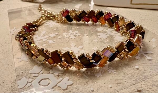 Bracelet Manchette  1 rang camouflage