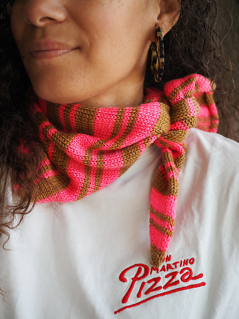 le bandana tricoté