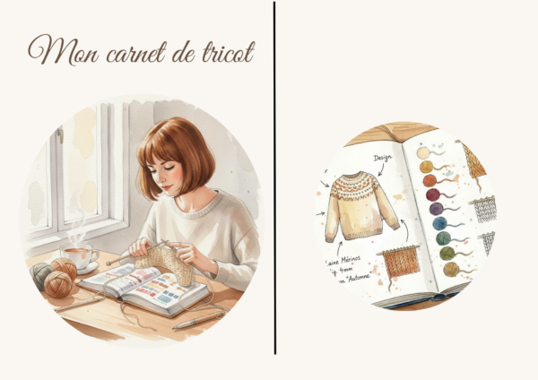 Mon carnet de tricot