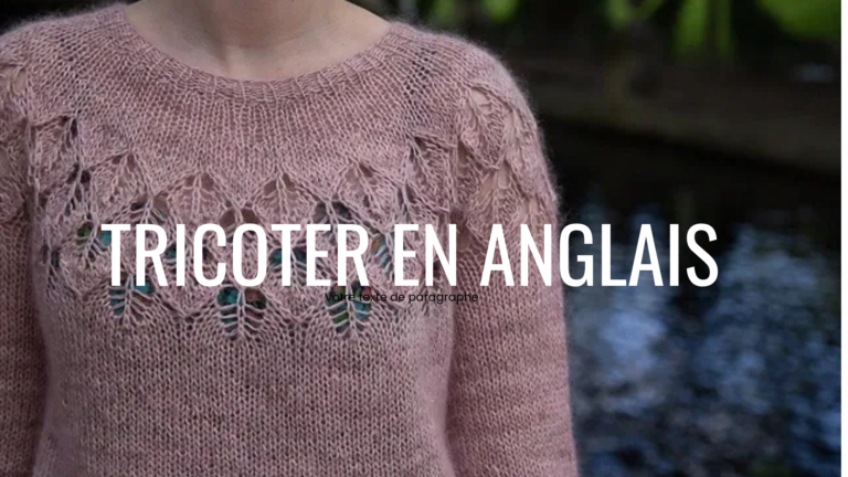 Tricoter en anglais