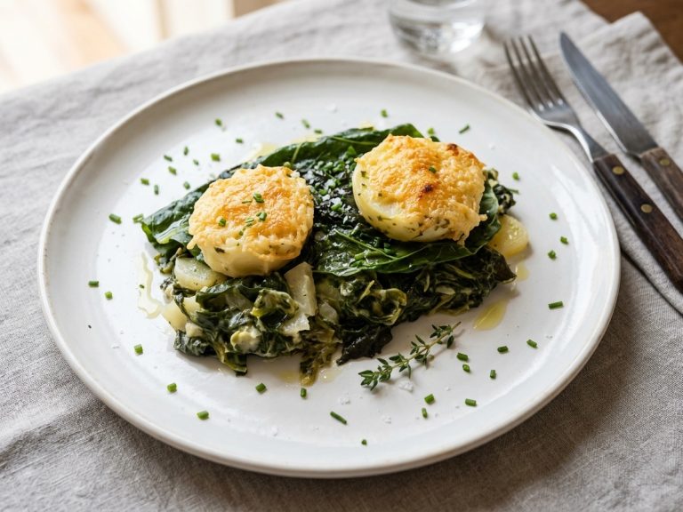 Epinards aux oeufs-