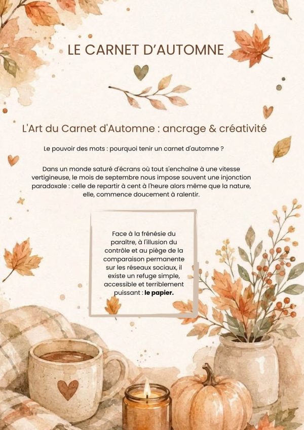 Le magazine d’automne