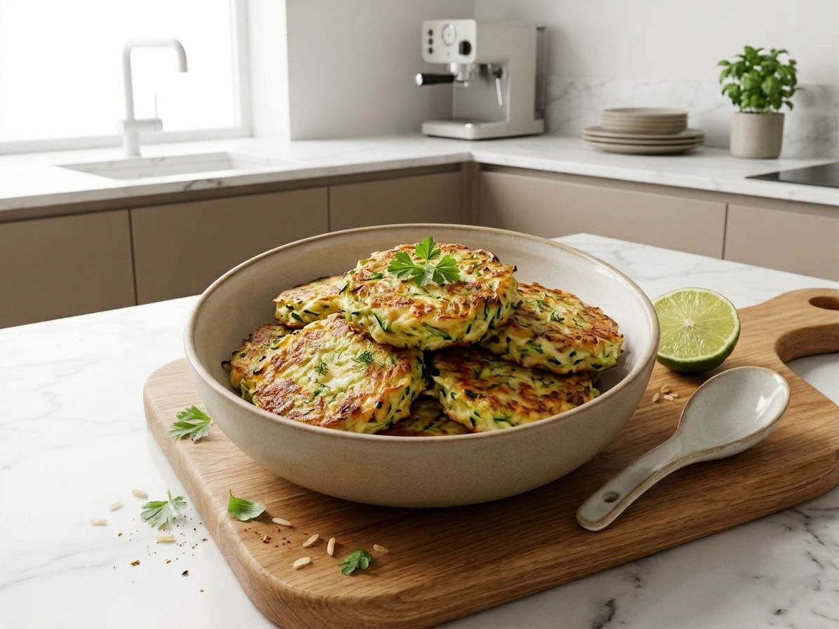 Galettes de courgettes au parmesan